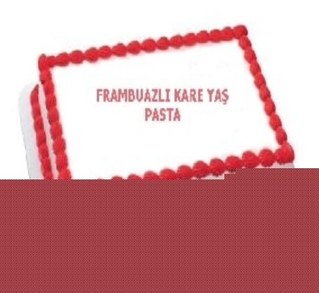 25 Kişilik Frambuazlı Pasta - 2 Gün Önceden Sipariş Gerekli