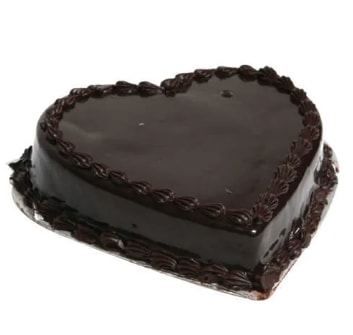 4-5 Kişilik Yaş Pasta - Çikolatalı Kalp ve Yoğun Aroma