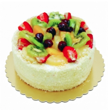 Ferahlatıcı 6-9 Kişilik Şık ve Lezzetli Karışık Meyveli Pasta