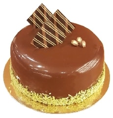 Hızlı Sipariş: 2-3 Kişilik Sade Çikolatalı Yaş Pasta